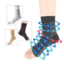 image-Copper Invisible Heel Compression Socks For Men Women Running And Basketball