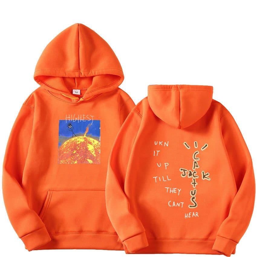 image-Travis Scott HITR Sun Hoodie Flame Sun Hoodie Men and Women