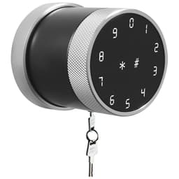 image-Lei Yu Smart Fingerprint Door Lock - Silver LVD-06
