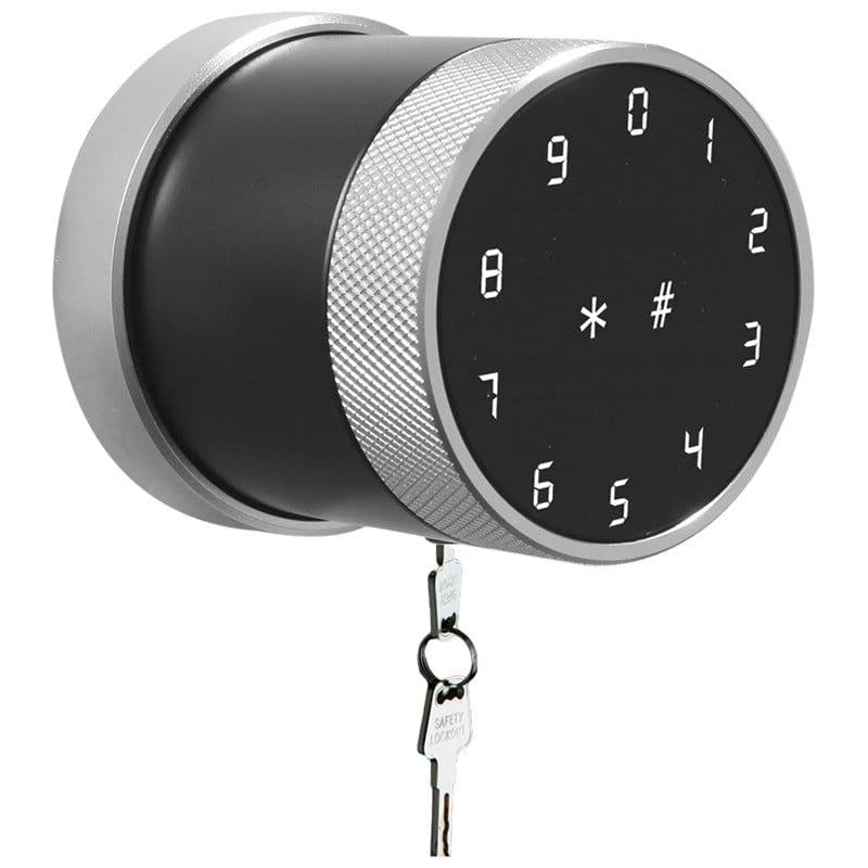 image-Lei Yu Smart Fingerprint Door Lock - Silver LVD-06