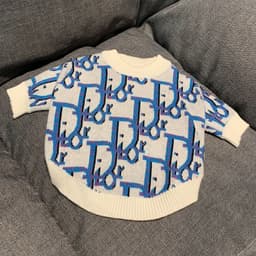 image-Pet Sweatshirt for Dogs - Blue XXL Yarn Sweater