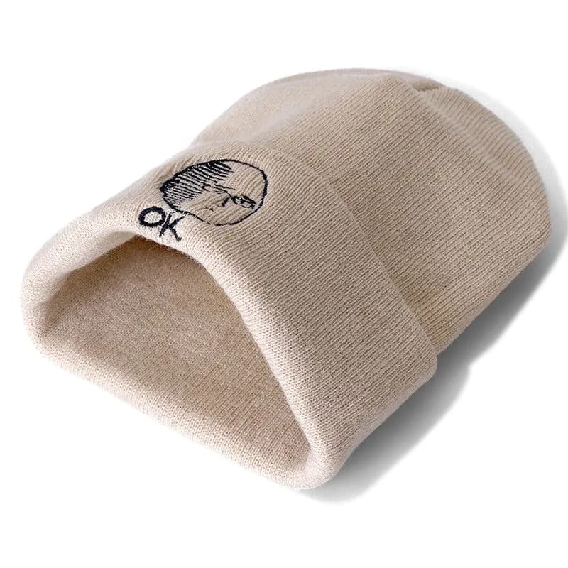 image-One punch Superman ONE PUNCH MAN embroidered knitted hat autumn and winter ski hat pullover hat woolen hat