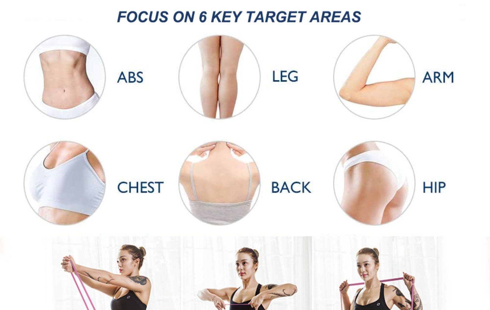 image-Easy Fit Resistance Band 2.08m Yoga Stretch