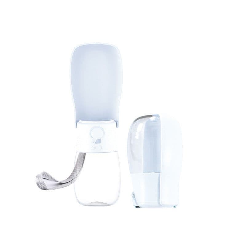 image-Cross-border quality dog folding outdoor drinking bottle going out portable pet supplies accompanying cup water cup wholesale