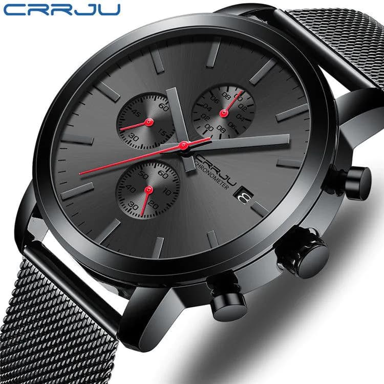 image-CRRJU/Kajun 2287 men's watch casual business fashion personality watch men's watch student watch simple calendar
