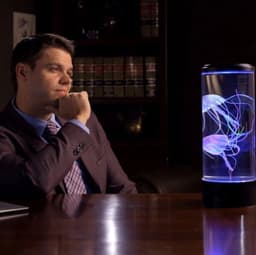image-Jellyfish Lamp LED Color-Changing Night Light 5V Acrylic
