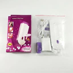 image-Blue Light Induction Ladies Shaver Purple Hair Remover