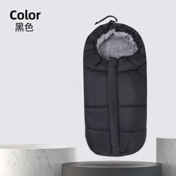 image-AtBabyHome Baby Stroller Sleeping Bag, Dark Blue, Newborn Cozy, Anti-Kicking Quilt