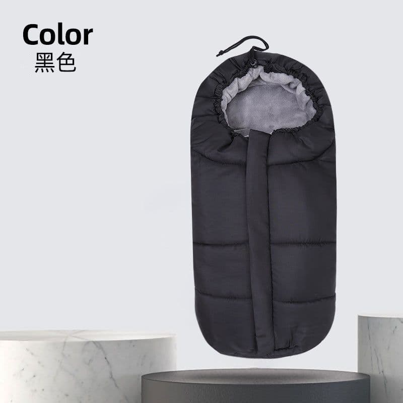image-AtBabyHome Baby Stroller Sleeping Bag, Dark Blue, Newborn Cozy, Anti-Kicking Quilt