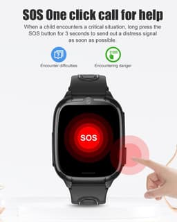 image-4G Kids Smartwatch D53 GPS Locator Tracker Video Call Smart Watch for