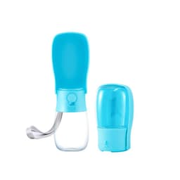image-Cross-border quality dog folding outdoor drinking bottle going out portable pet supplies accompanying cup water cup wholesale