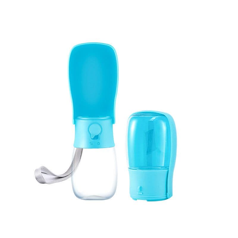 image-Cross-border quality dog folding outdoor drinking bottle going out portable pet supplies accompanying cup water cup wholesale