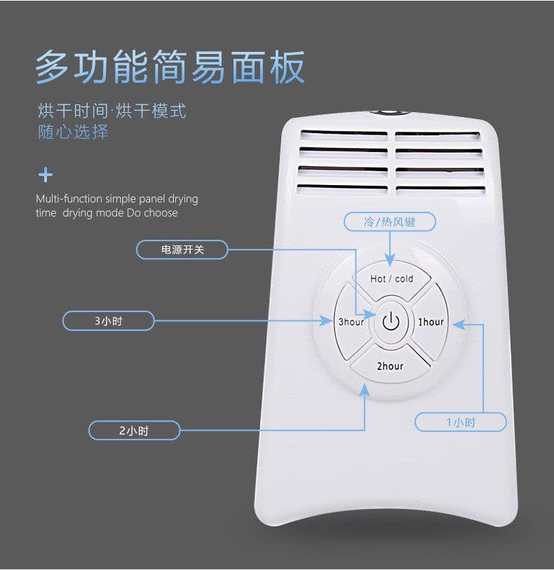 image-Portable Folding Clothes Dryer Rack Travel Laundry Dryer Shoes Drying Stand