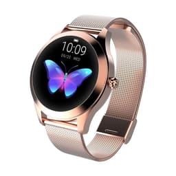 image-Smart KW10C Women's Sport Wristband Bluetooth - Round Screen Silver
