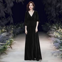 image-Evening Burgundy Fishtail Skirt 2023 Long Wedding Dress
