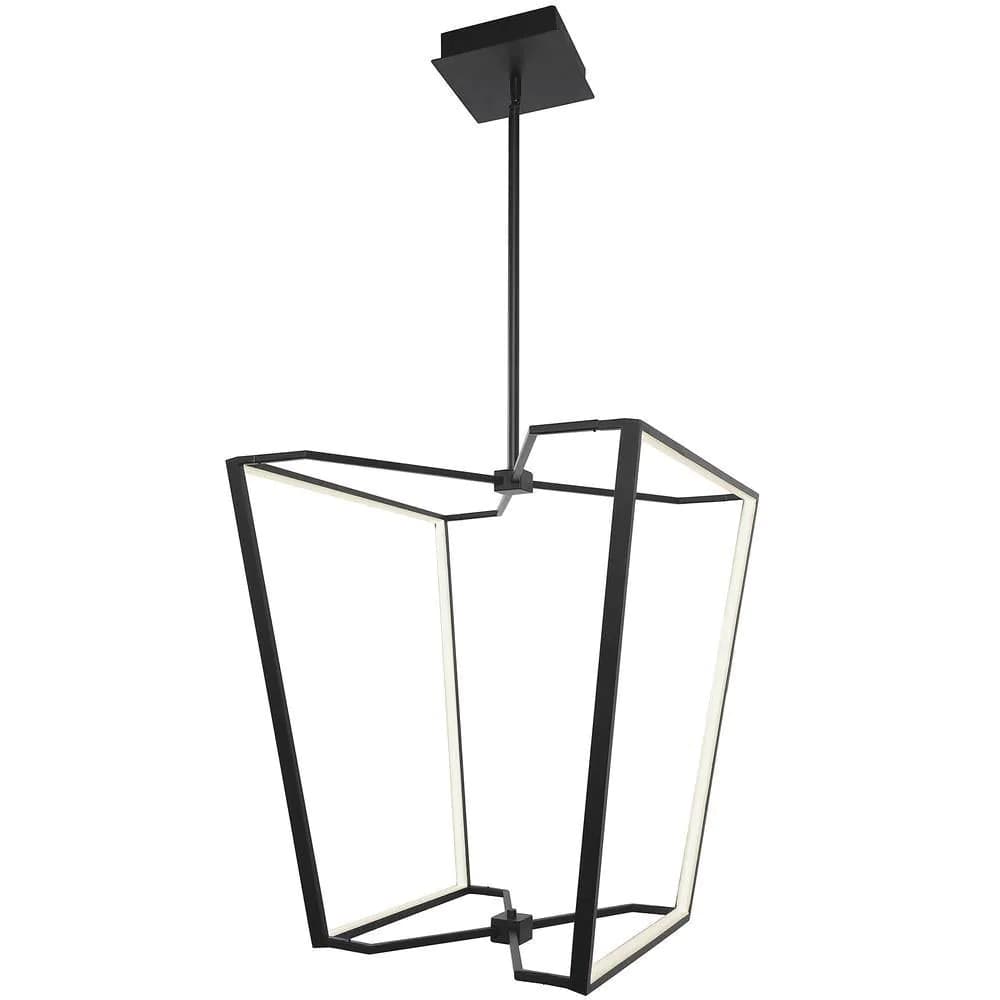 image-60W Chandelier, MB, WH Silicone Diffuser