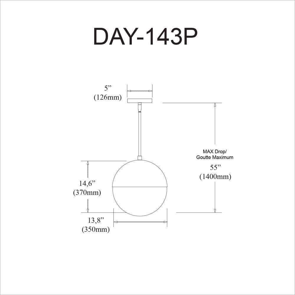 image-3LT Halogen Pendant, AB, WH Opal Glass