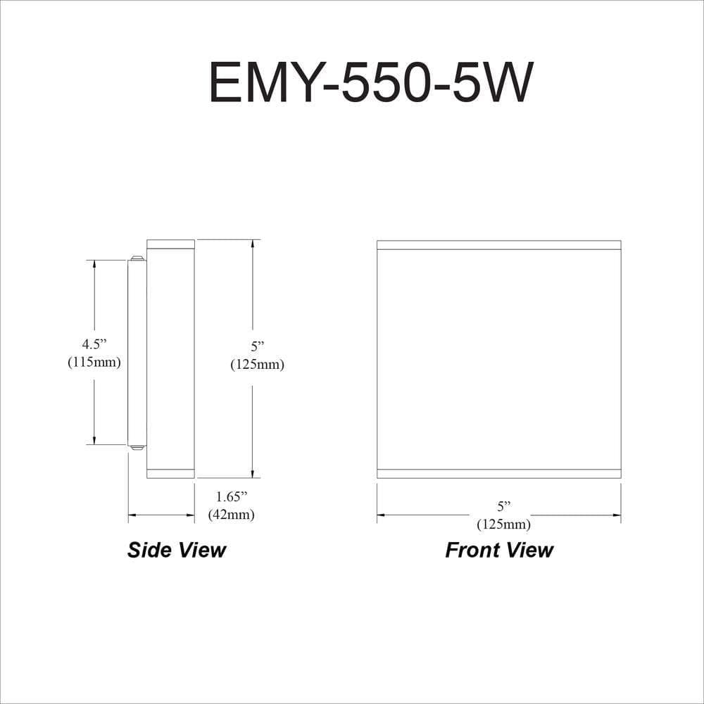 image-15W Wall Sconce, MW, Acrylic Diffuser