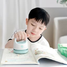 image-Desktop Vacuum Cleaner Mini Handheld - Green Rechargeable