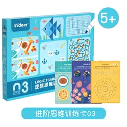 image-Mideer Advanced Thinking Card Set - Maze Shape Logic Board Game