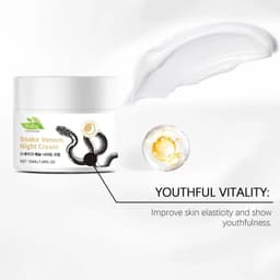 image-Snake Venom Night Cream: Daily Facial Care for Deep Nourishment, Refining Skin Texture, and Delivering a Smooth Complexion