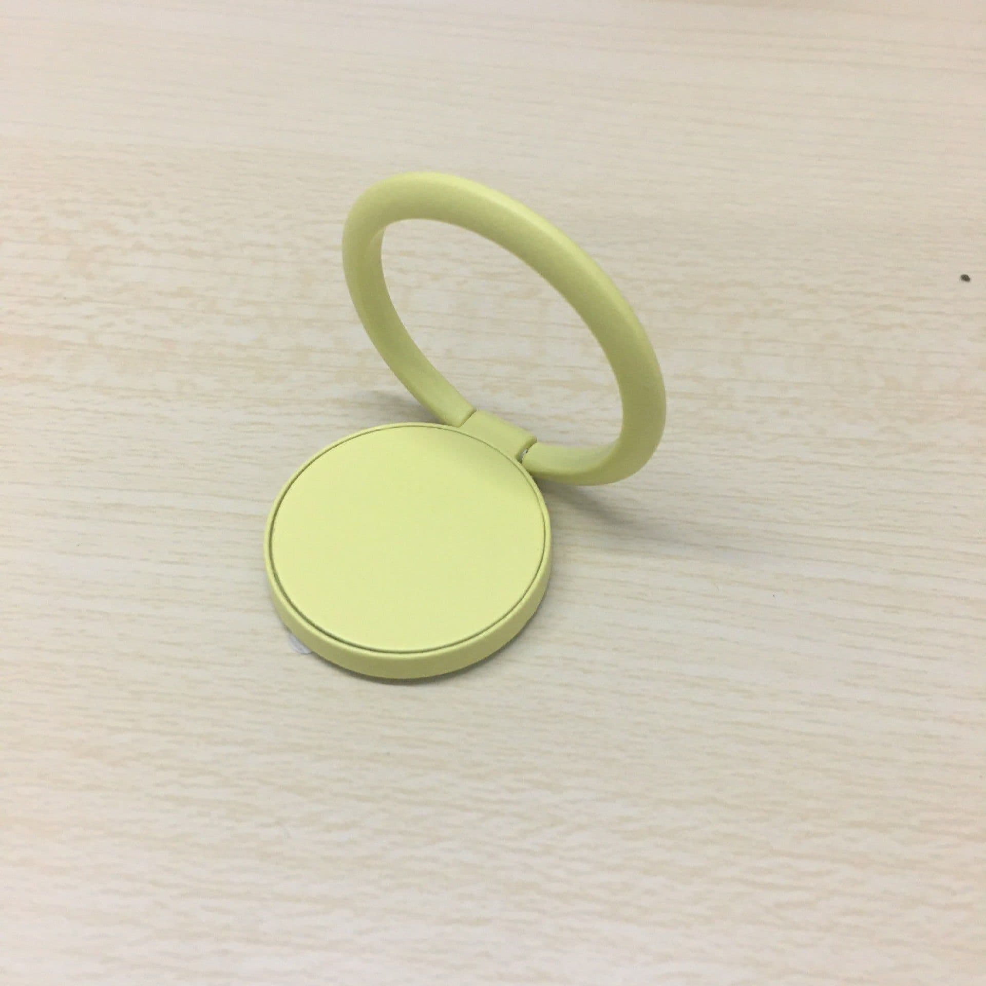 image-Cross-border paint full metal ring buckle mobile phone bracket gift gift ultra-thin car magnetic suction bracket source manufacturer