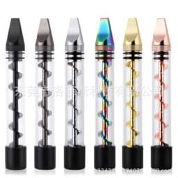image-Glass Pipe 3-in-1 Twisty Blunt Mini Black Metal