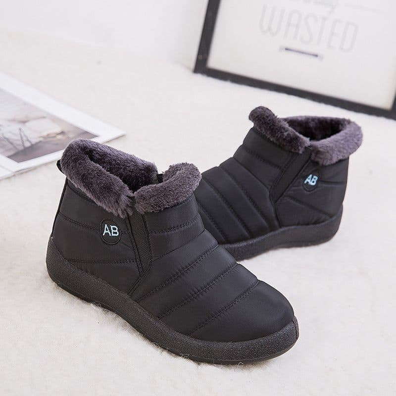 image-Freezing Rose Snow Boots Women Brown Size 43
