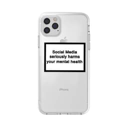 image-Cross-border exclusive trendy English sentences suitable for iphone15promax mobile phone case transparent TPU11 Apple Xs