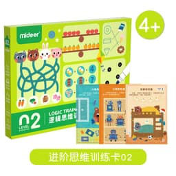 image-Mideer Advanced Thinking Card Set - Maze Shape Logic Board Game