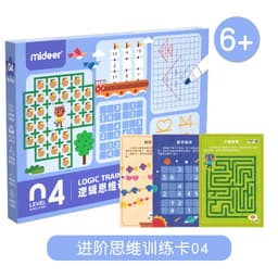 image-Mideer Advanced Thinking Card Set - Maze Shape Logic Board Game