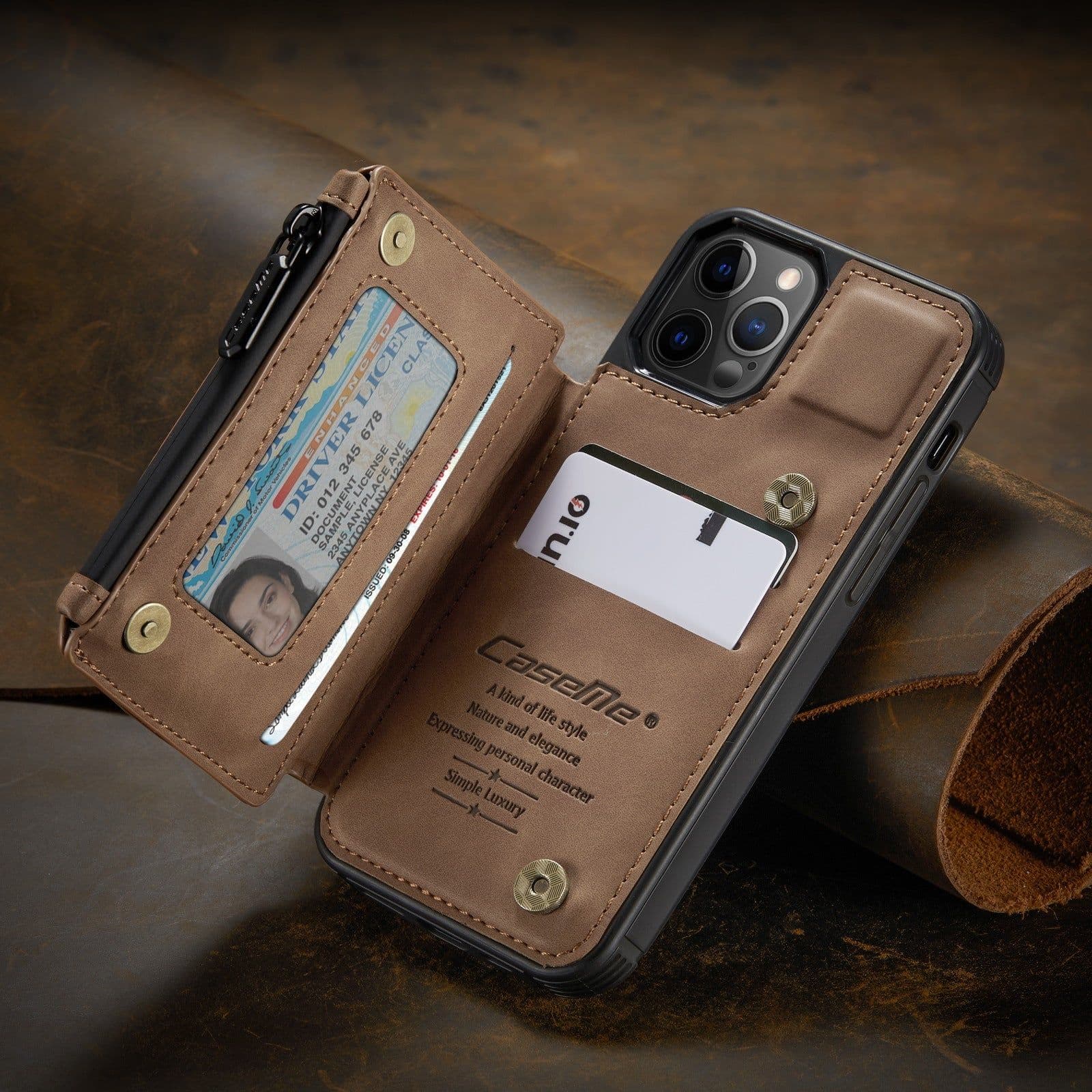 image-Applicable to the new iPhone13 mobile phone shell Apple 12 anti-theft brush mobile phone leather case Samsung S21 frosted back shell