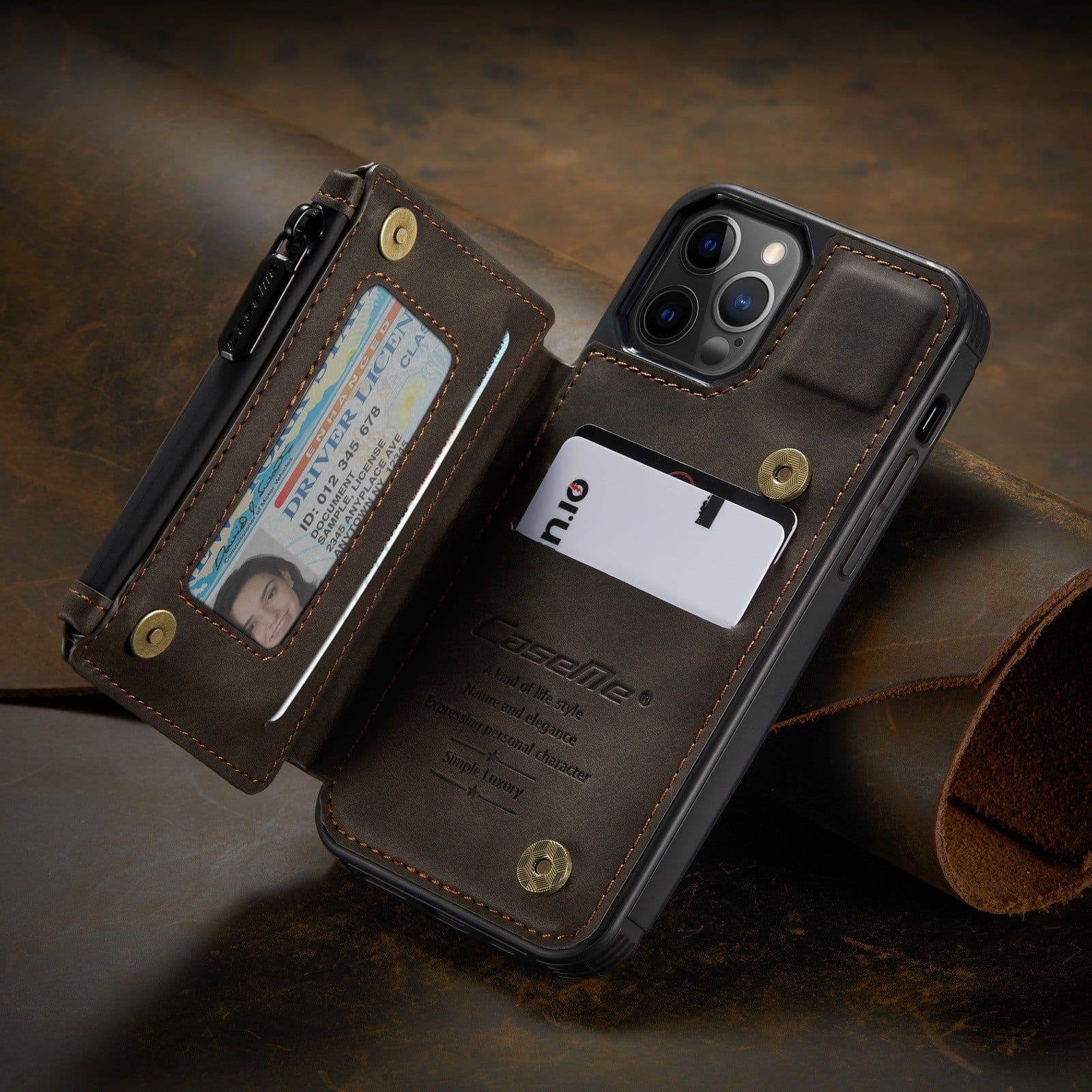 image-Applicable to the new iPhone13 mobile phone shell Apple 12 anti-theft brush mobile phone leather case Samsung S21 frosted back shell