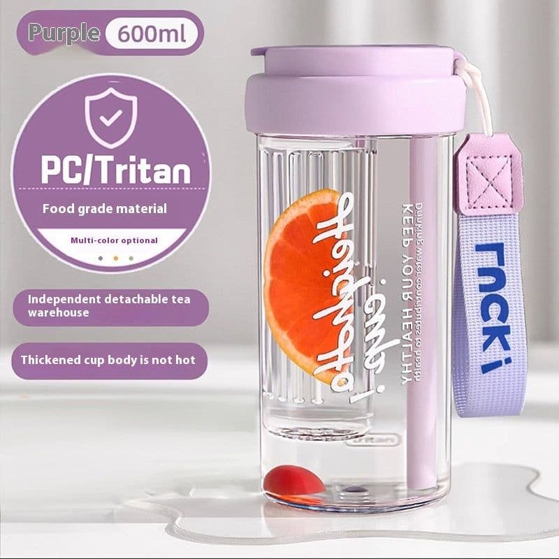 image-Plastic Water Cup Scented Tritan High Temperature Resistant Large Capacity Cup