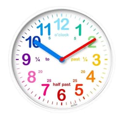 image-22522 ACCTIM Wickford White Kids Wall Clocks