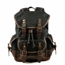 image-High Quality Canvas Stitching Mountaineering Backpack