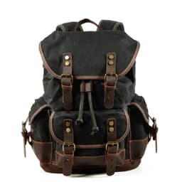 image-High Quality Canvas Stitching Mountaineering Backpack