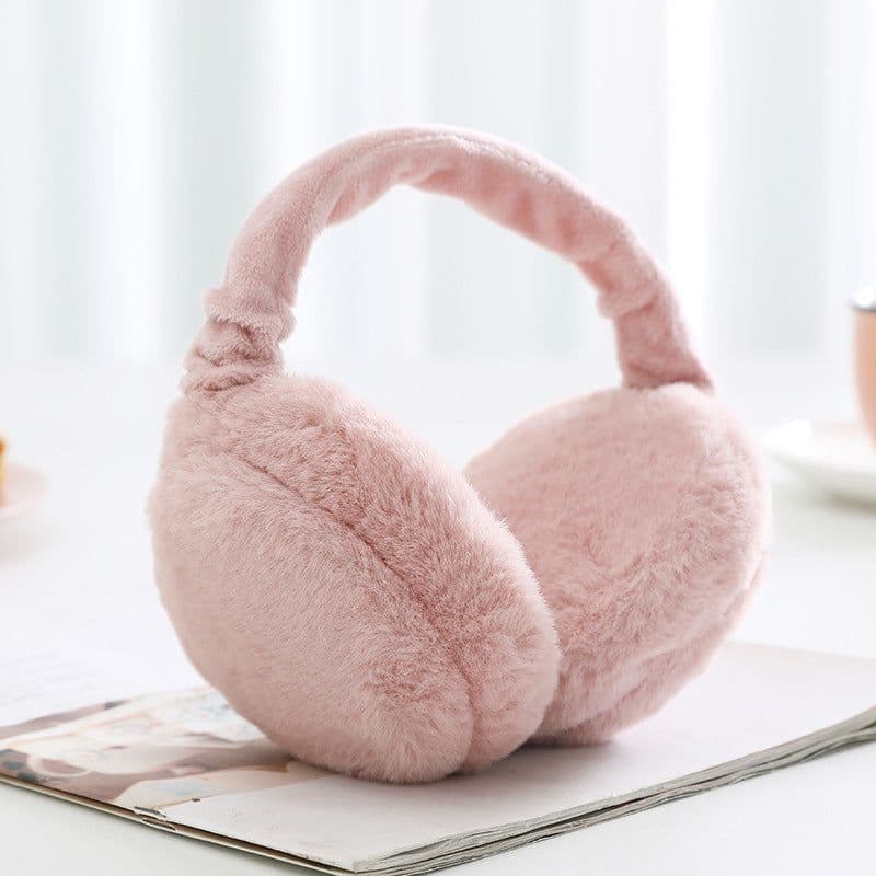 image-Endow the Virtuous Earmuffs - Beige Plush Windproof