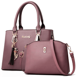 image-High Quality Two-Piece PU Handbag For Women