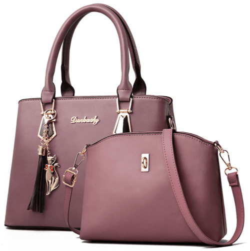 image-High Quality Two-Piece PU Handbag For Women