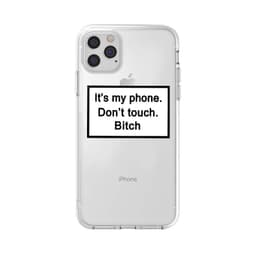 image-Cross-border exclusive trendy English sentences suitable for iphone15promax mobile phone case transparent TPU11 Apple Xs