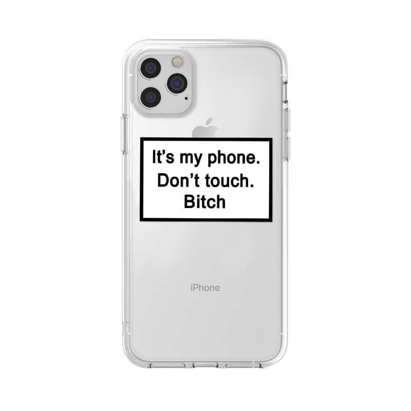 image-Cross-border exclusive trendy English sentences suitable for iphone15promax mobile phone case transparent TPU11 Apple Xs
