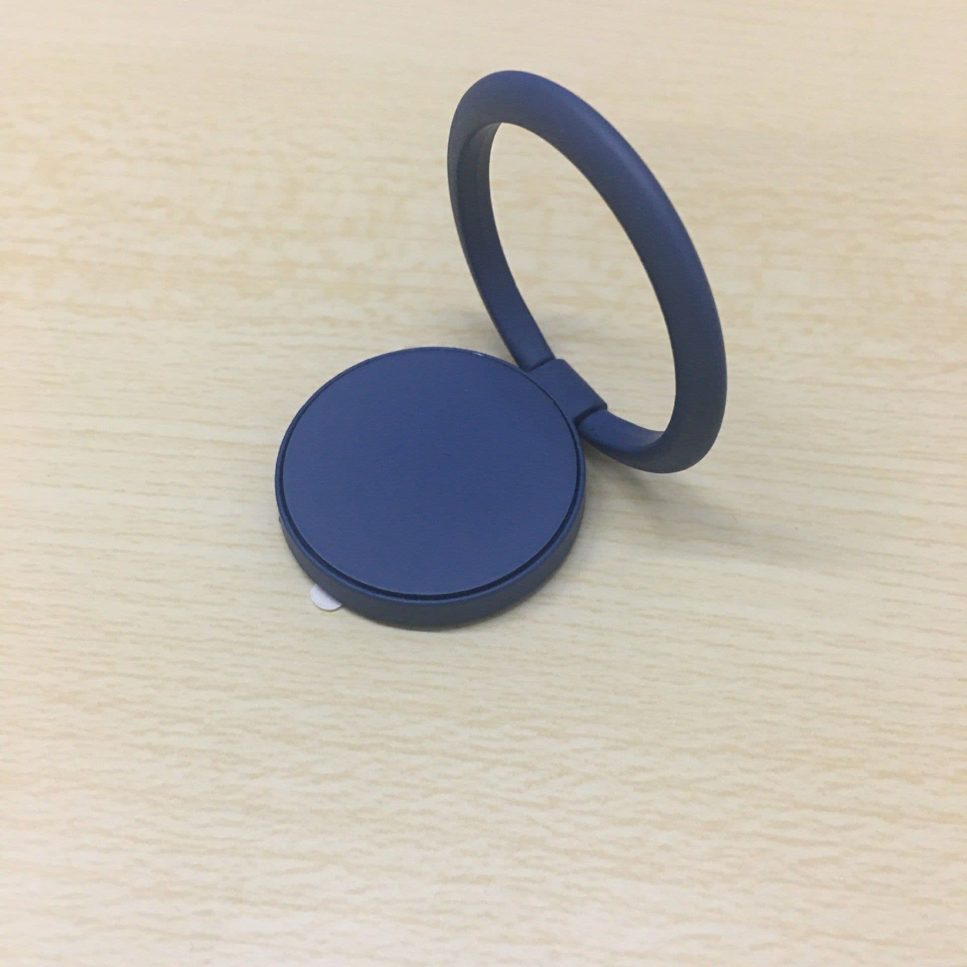 image-Cross-border paint full metal ring buckle mobile phone bracket gift gift ultra-thin car magnetic suction bracket source manufacturer