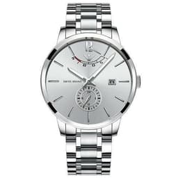 image-Stainless Steel Quartz Watch For Men