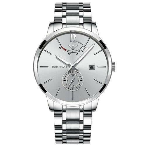 image-Stainless Steel Quartz Watch For Men