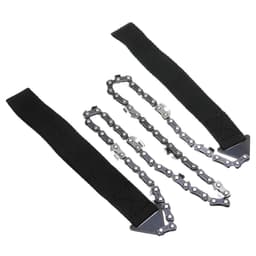 image-Outdoor wack 24" 11-Tooth Pocket Survival Hand Saw - Nylon Webbing Handle, Steel Blade