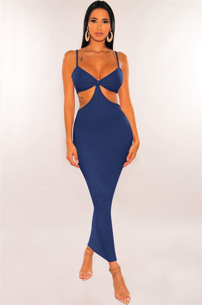 image-Amazon ebay European and American cross-border women's irregular long skirt suspenders backless sexy prom bandage nightclub skirt