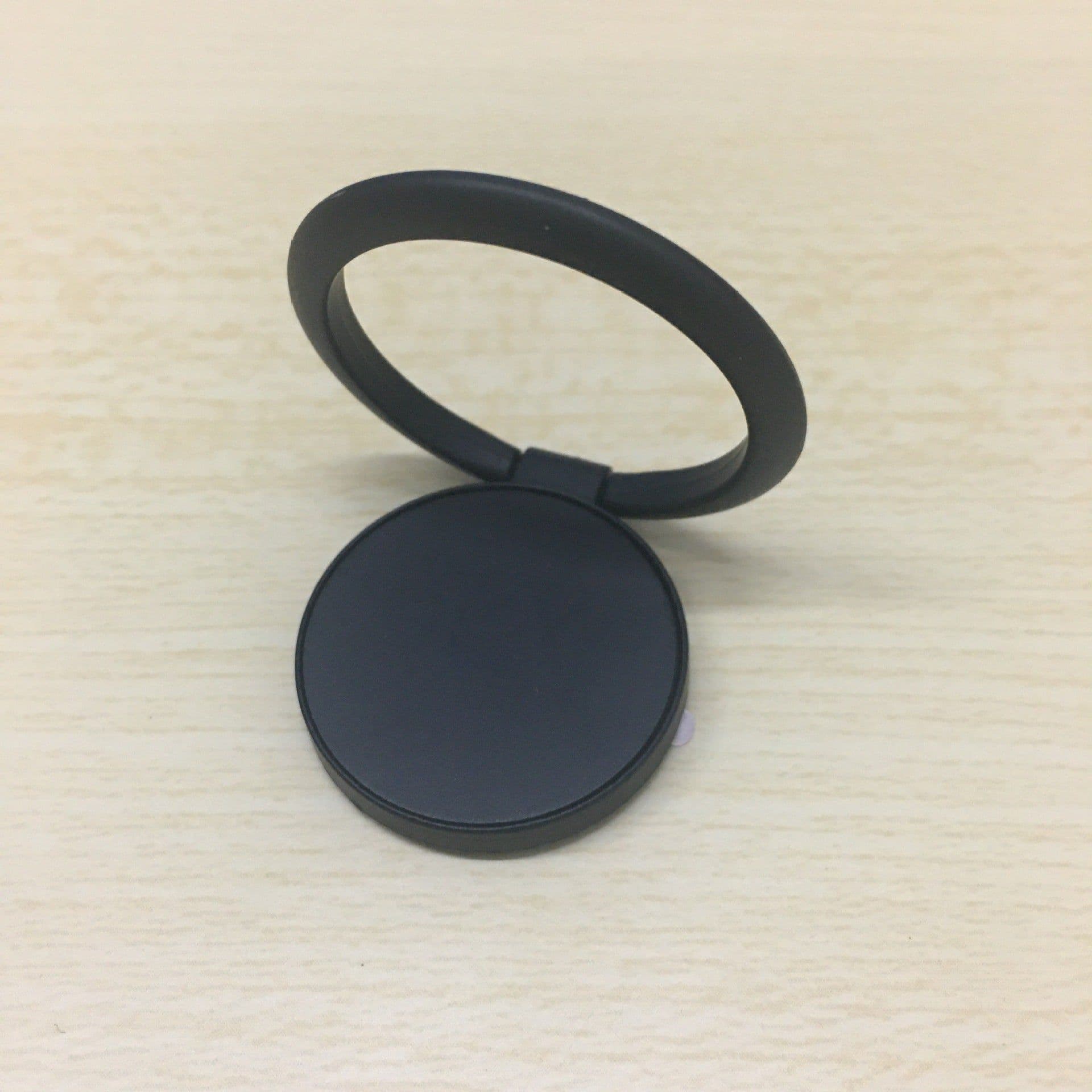 image-Cross-border paint full metal ring buckle mobile phone bracket gift gift ultra-thin car magnetic suction bracket source manufacturer