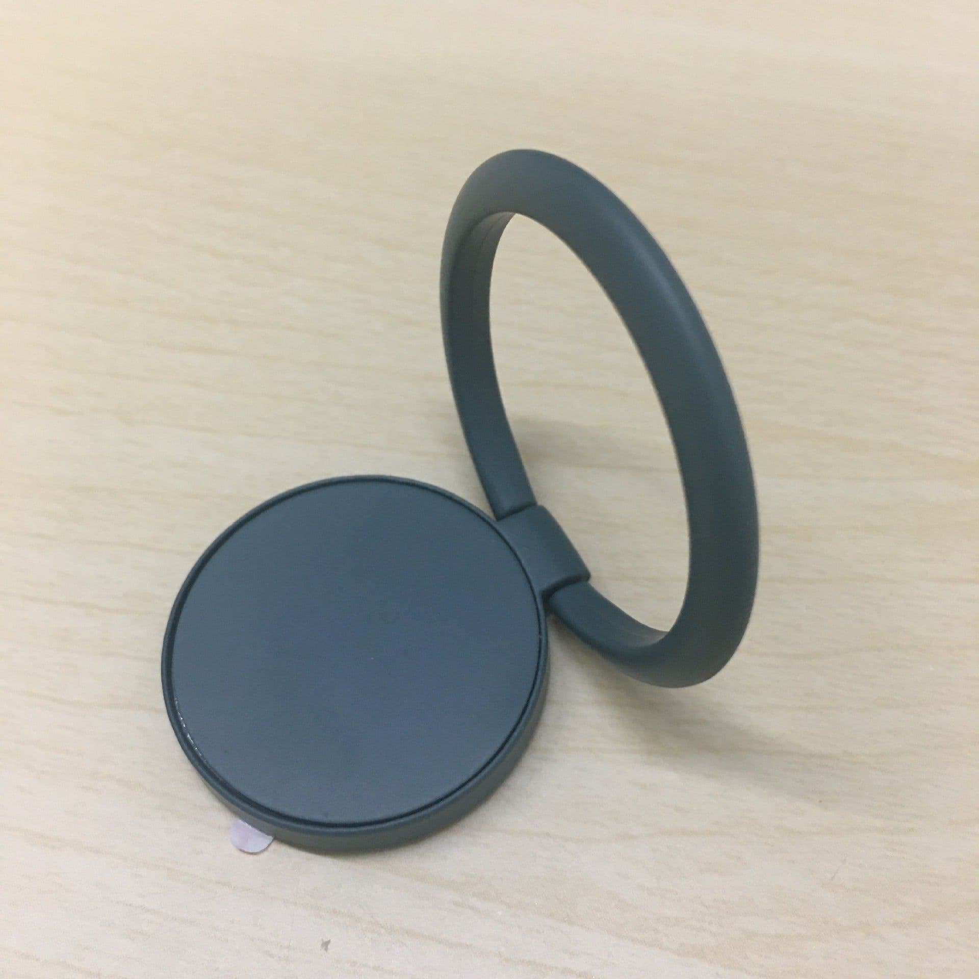 image-Cross-border paint full metal ring buckle mobile phone bracket gift gift ultra-thin car magnetic suction bracket source manufacturer