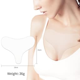 image-Cross-border silicone anti-wrinkle beauty stickers manufacturers silicone anti-adhesive forehead stickers face stickers eye stickers neck stickers chest stickers can be customized
